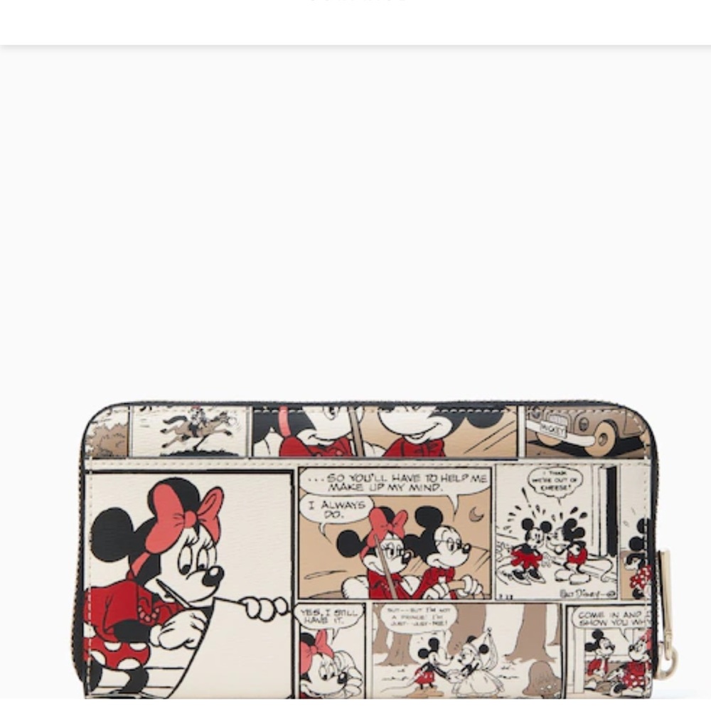 Kate Spade Disney X Kate Spade New York Mickey Mouse Large Continental Wallet - Picture 7 of 16